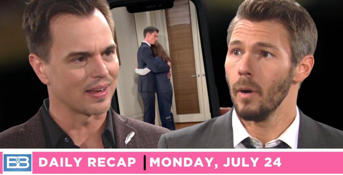 liam spencer told wyatt spencer all about finn and sheila on the bold and the beautiful recap for monday, july 24, 2023.
