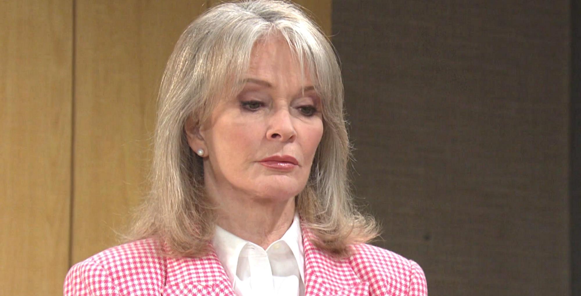 marlena evans was called upon to help kristen dimera, ej dimera, and harris michaels in the days of our lives recap for thursday, july 6, 2023.