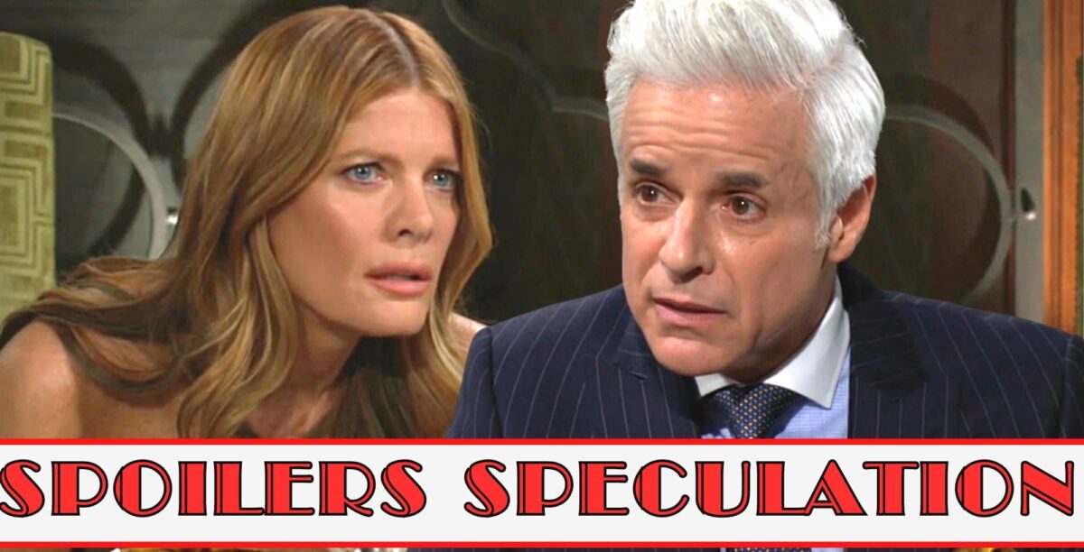 y&r spoilers speculation has phyllis and michael looking at each other.