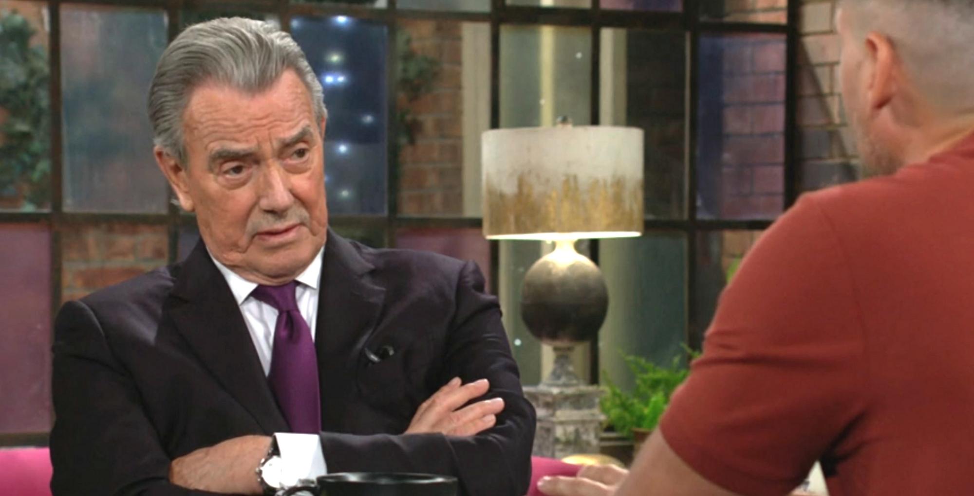 the young and the restless recap for july 6, 2023, has victor begging nick for help at society.