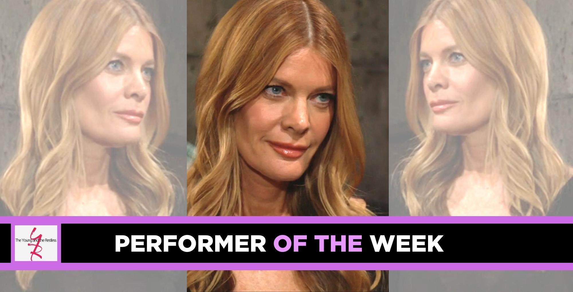 michelle stafford the young and the restless performer of the week