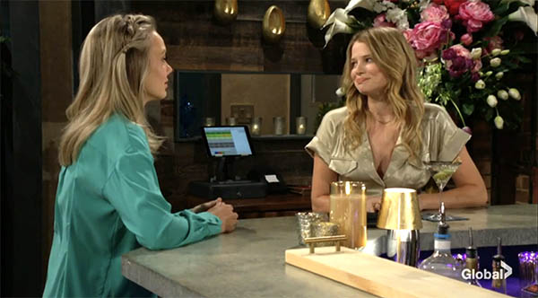 abby and summer talk on the young and the restless recap.
