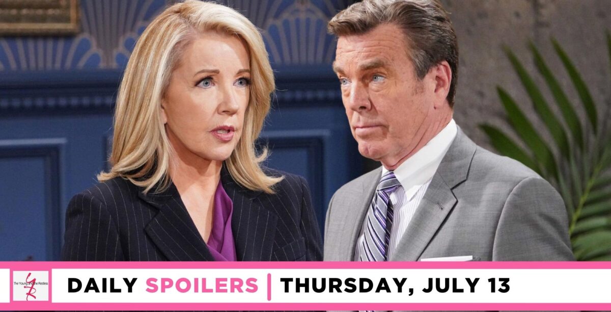 the young and the restless spoilers for july 13, have nikki asking jack some questions.