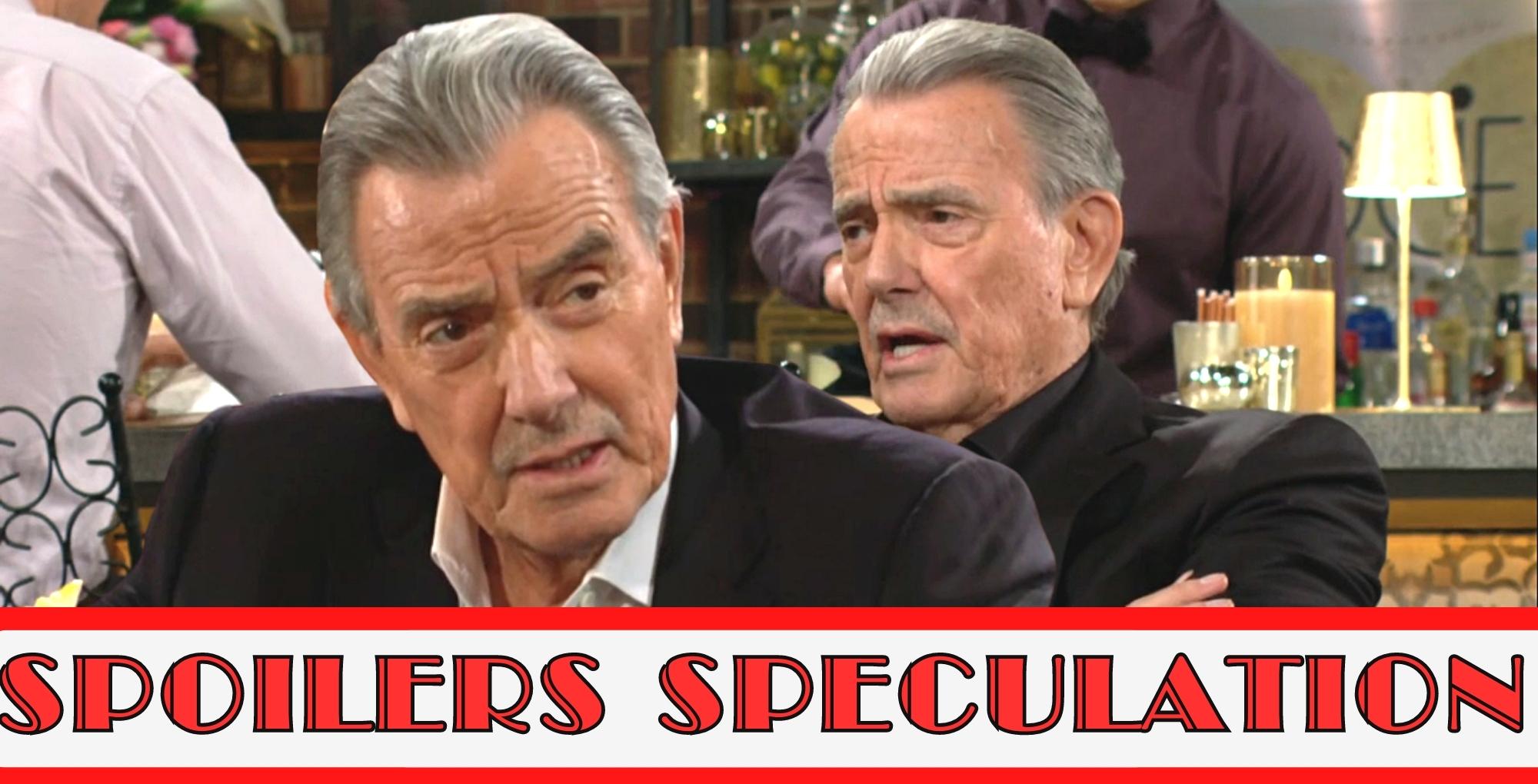 y&r spoilers speculation double image of victor newman.