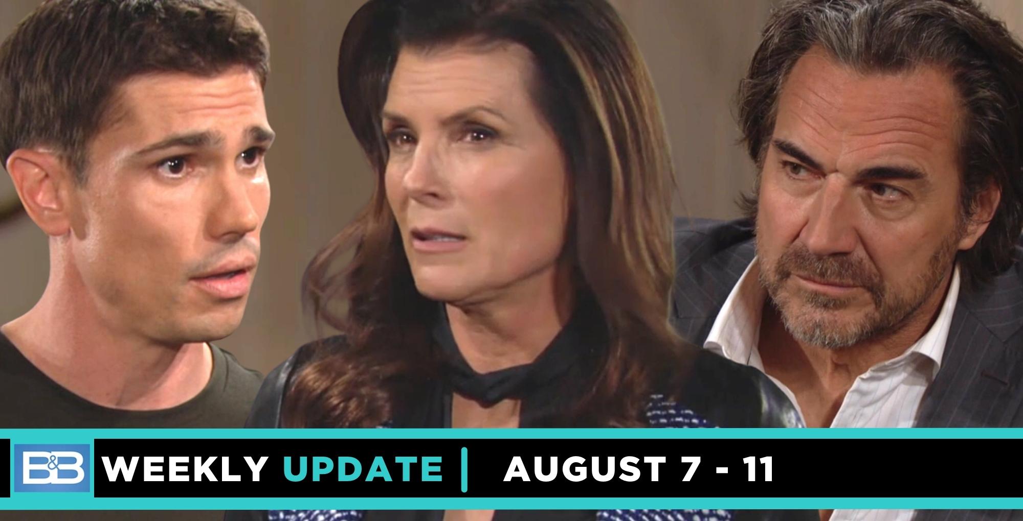 b&b spoilers weekly update with finn, sheila, and ridge.