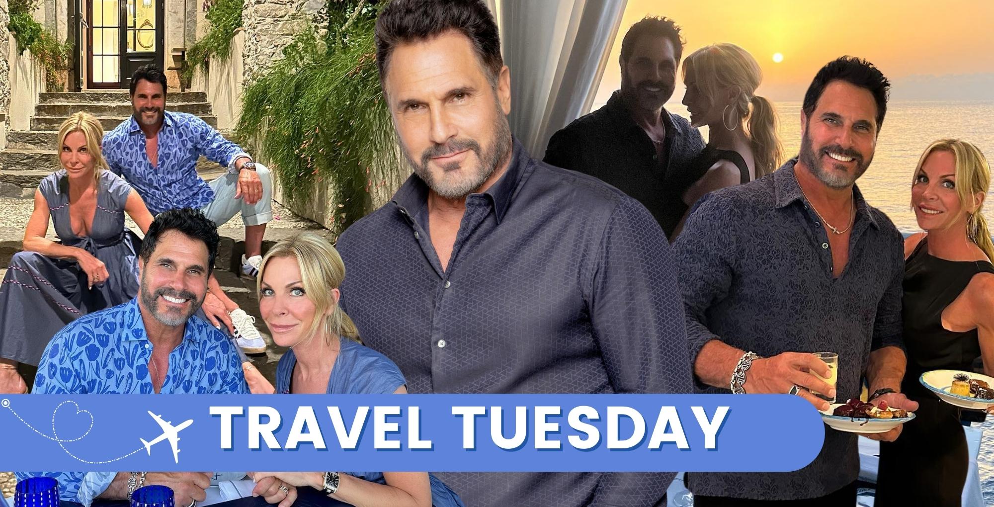 bold and the beautiful star don diamont and his wife cindy enjoy italy trip for soap hub travel tuesday.
