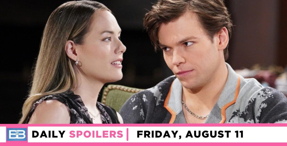 the bold and the beautiful spoilers for august 11, 2023, have hope talking to rj.