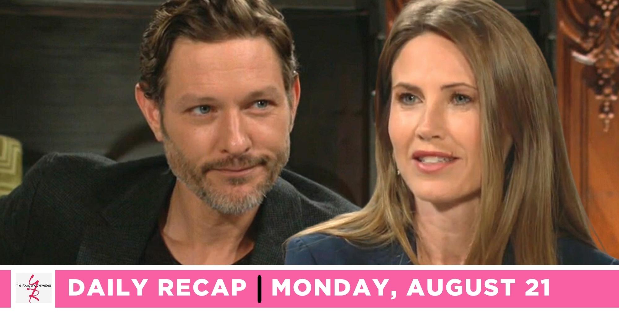 the young and the restless recap for august 21, 2023, has daniel learning something from heather.