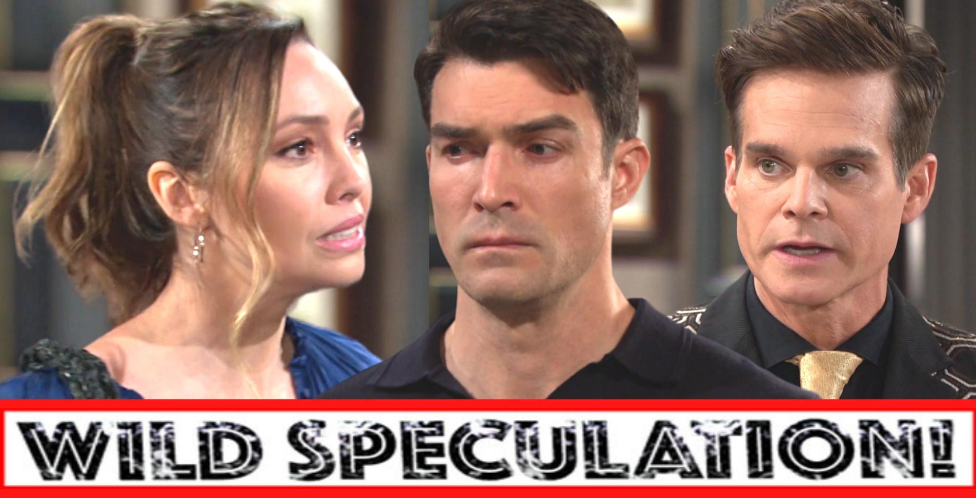 days of our lives spoilers wild speculation. three images gwen, dimitri, leo.