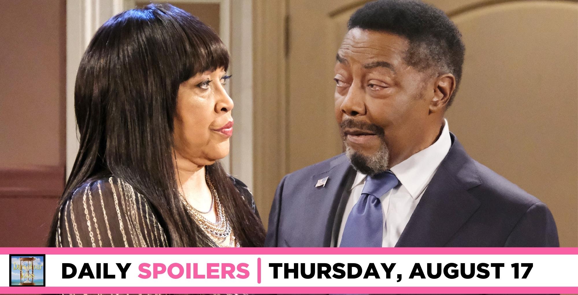 days of our lives spoilers for august 17, 2023, have paulina and abe carver.