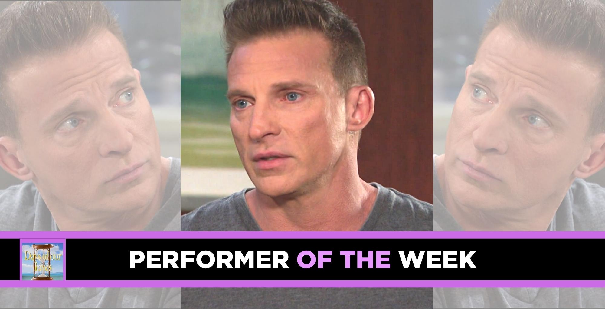 steve burton days of our lives performer of the week.