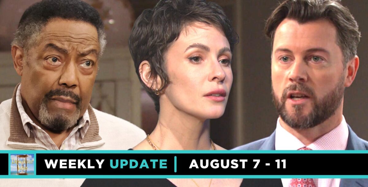 days spoilers weekly update with abe, sarah, and ej.