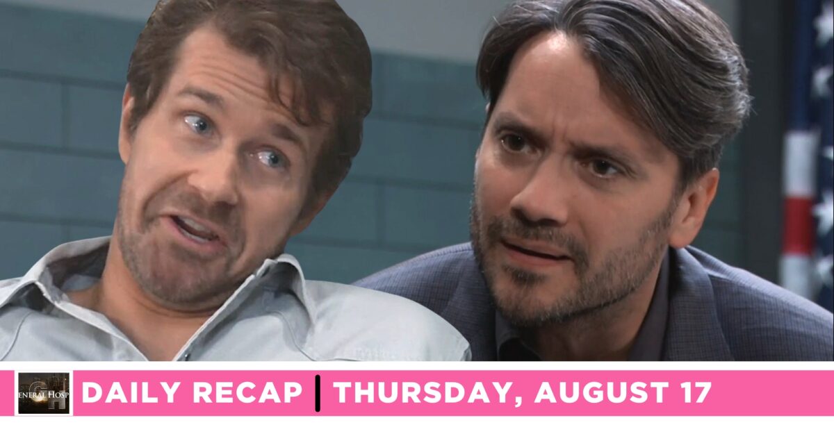 the general hospital recap has cody bell trying to play a trick on Dante.
