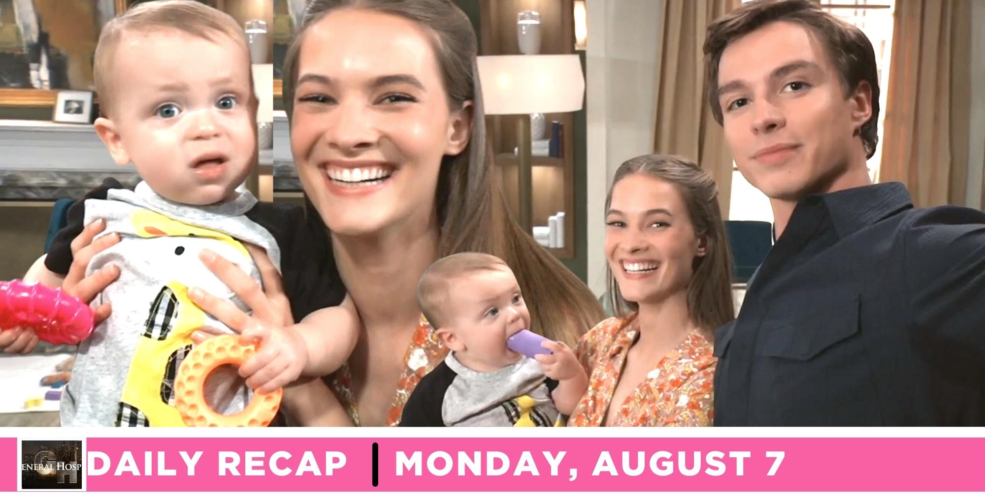 the general hospital recap for august 7 2023 have spencer and esme posing for pics.