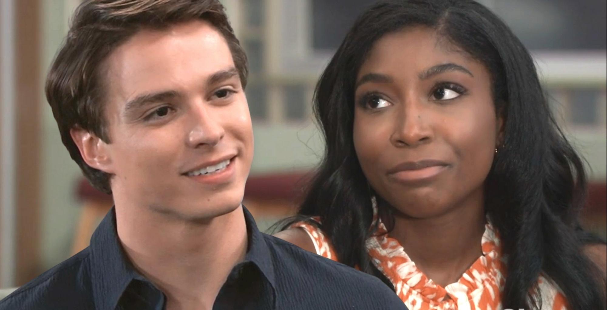 general hospital spencer and trina are a couple to watch.