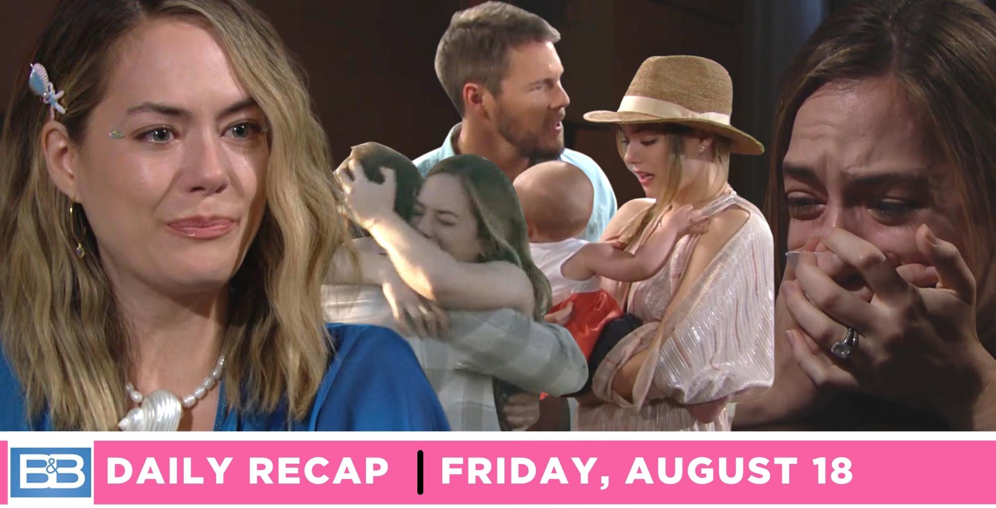 hope Logan was forced to relive everything on the bold and the beautiful recap for friday, august 18, 2023.