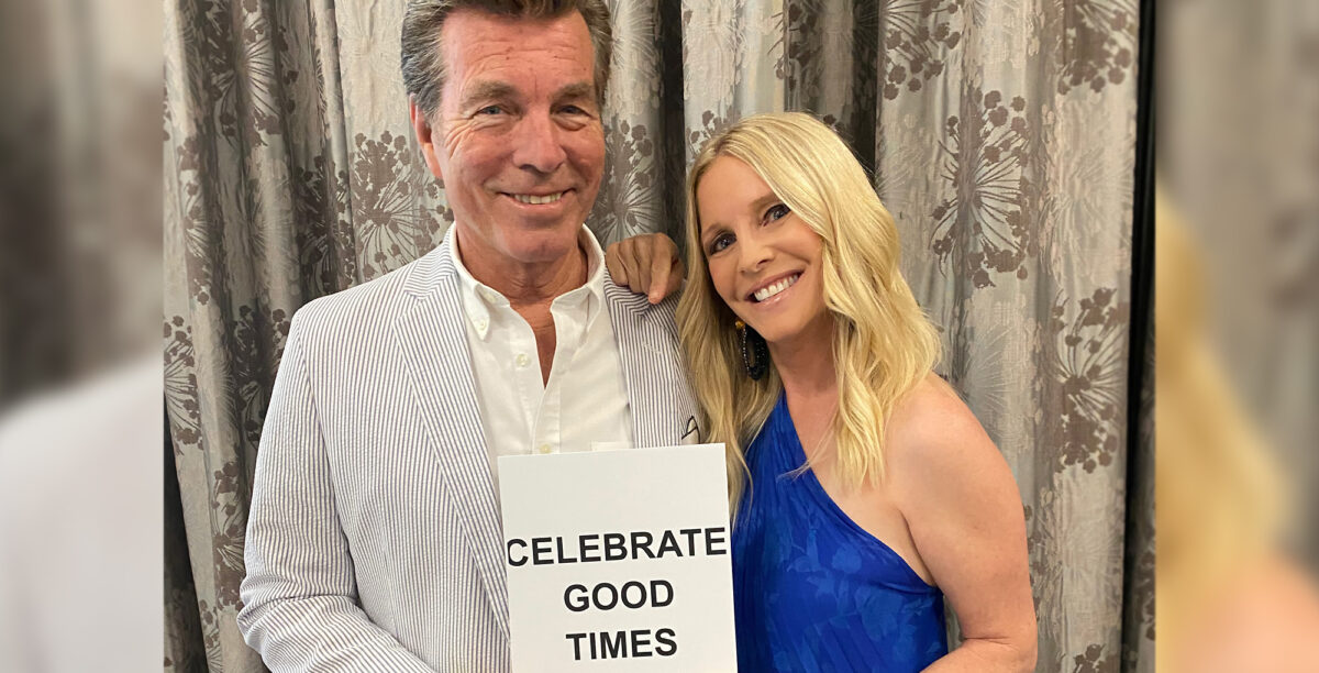 peter bergman and lauralee bell at young and the restless fan club weekend.