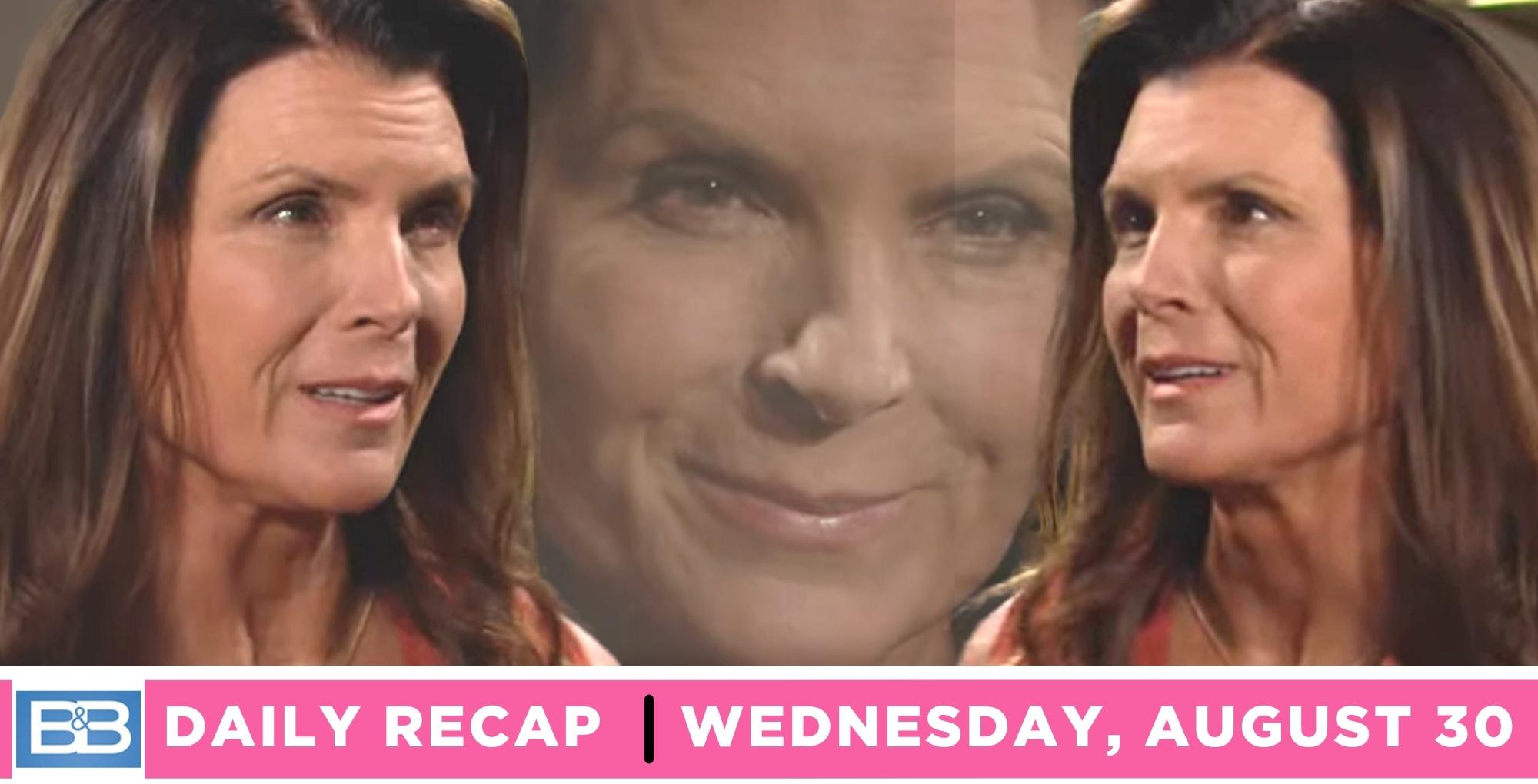 the bold and the beautiful recap for wedneday, august 30, 2023, multiple images of sheila.