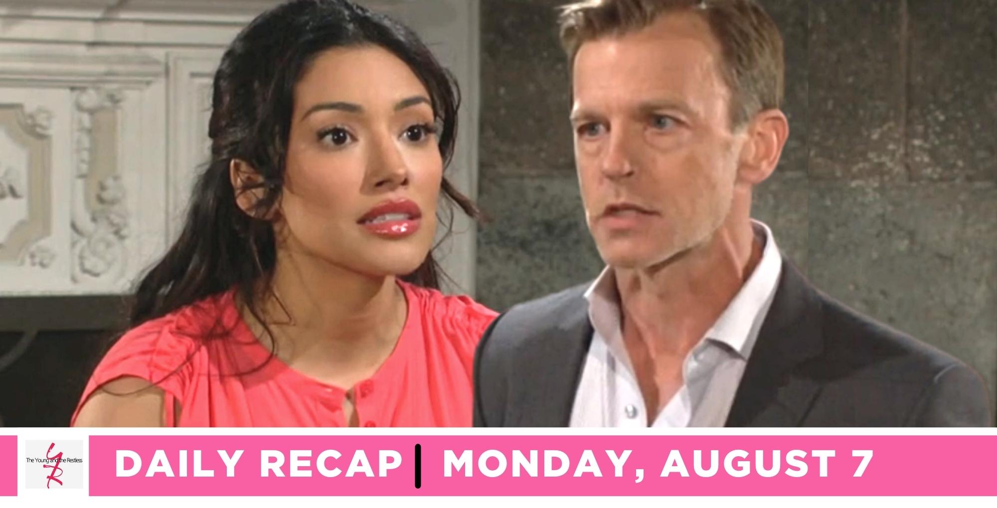 the young and the restless recap for august 7, 2023, has audra and tucker at odds.