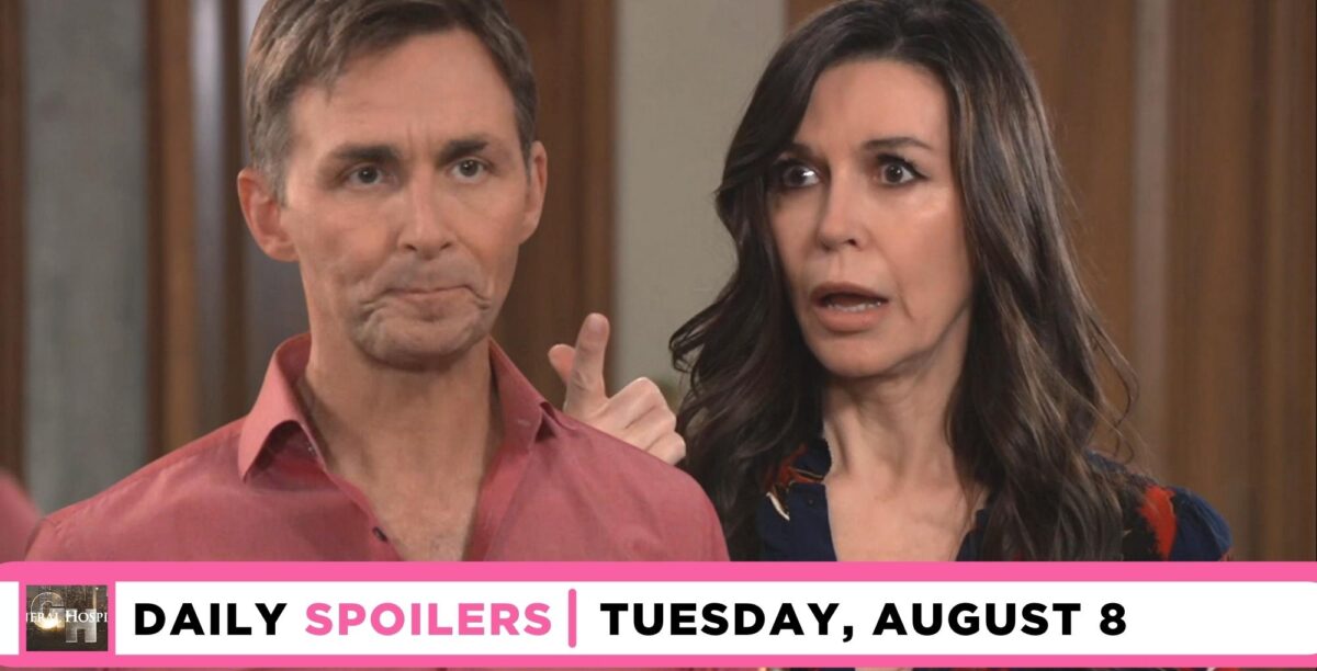 general hospital spoilers for august 8 2023 have valentin needing to provide answers.