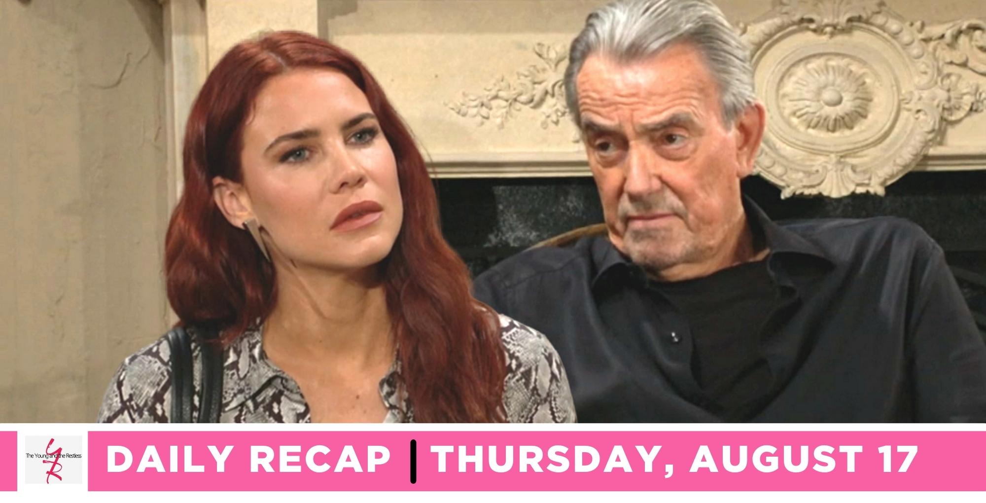 the young and the restless recap for august 17, 2023, has victor pulling a cruel move with sally.