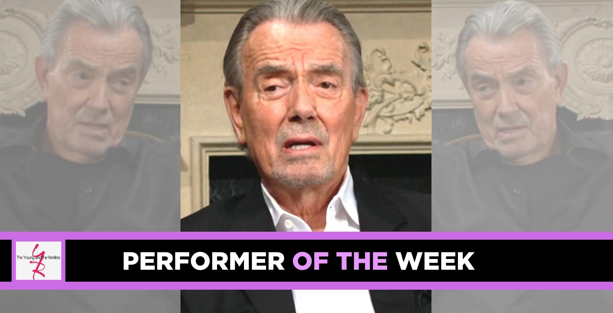 Eric Braeden the young and the restless performer of the week
