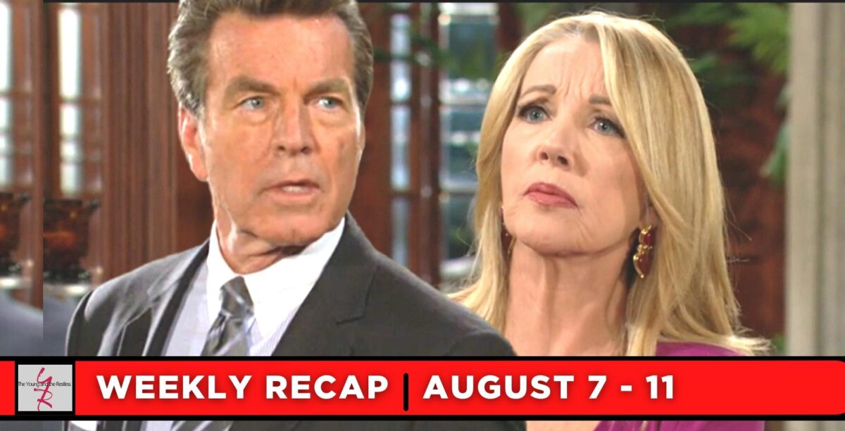 the young and the restless recaps for August 7 – August 11, 2023, two images, jack and nikki.
