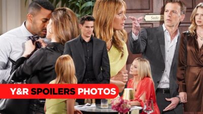 Y&R Spoilers Photos: Heated Meetings And Hot Romance