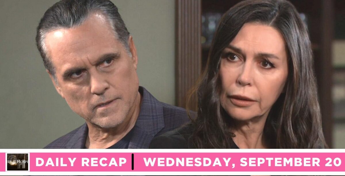 the general hospital recap for september 20 2023 has anna discussing her problems with sonny.