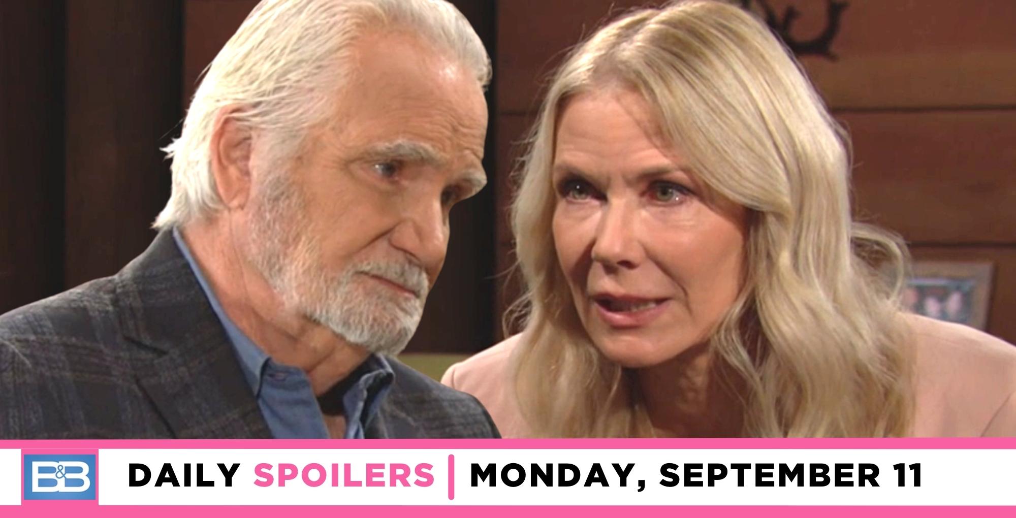 Bold And The Beautiful Spoilers Eric Breaks Huge News To Brooke 9361