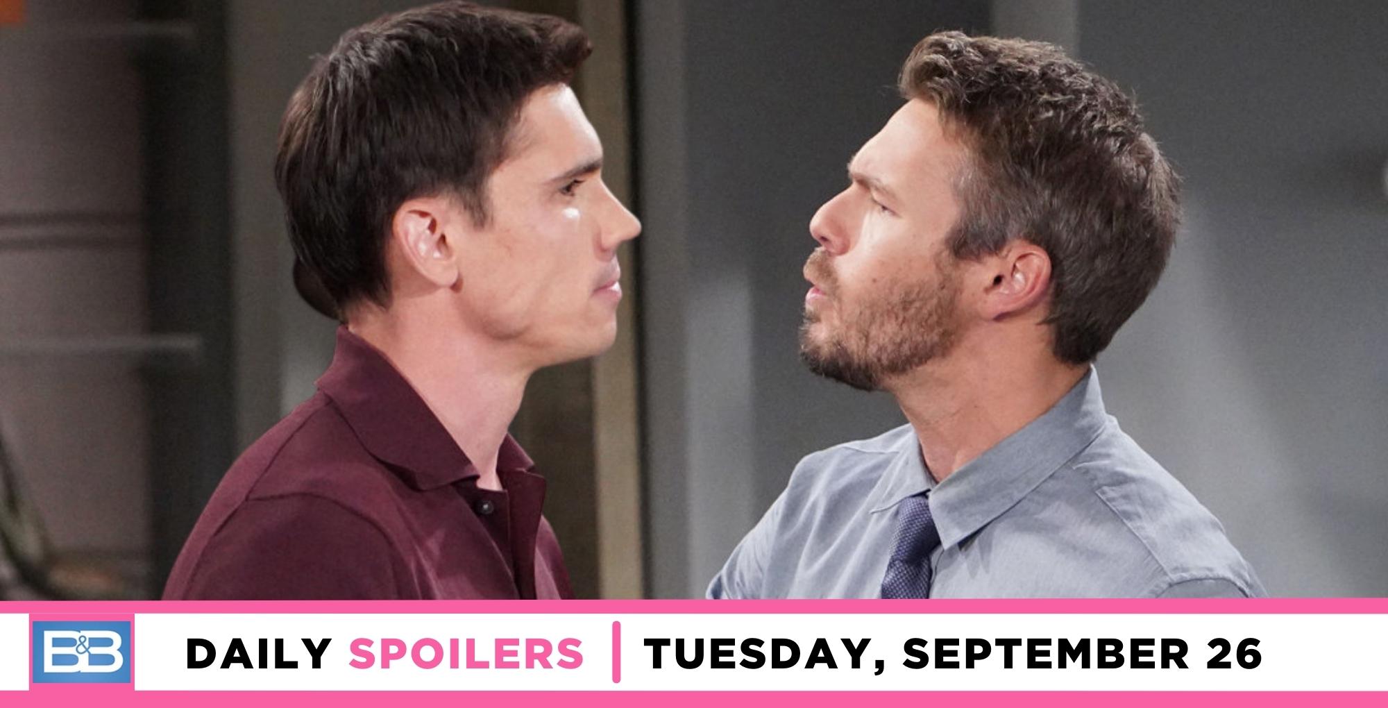 bold and the beautiful spoilers for september 26, 2023, has finn confronting liam.