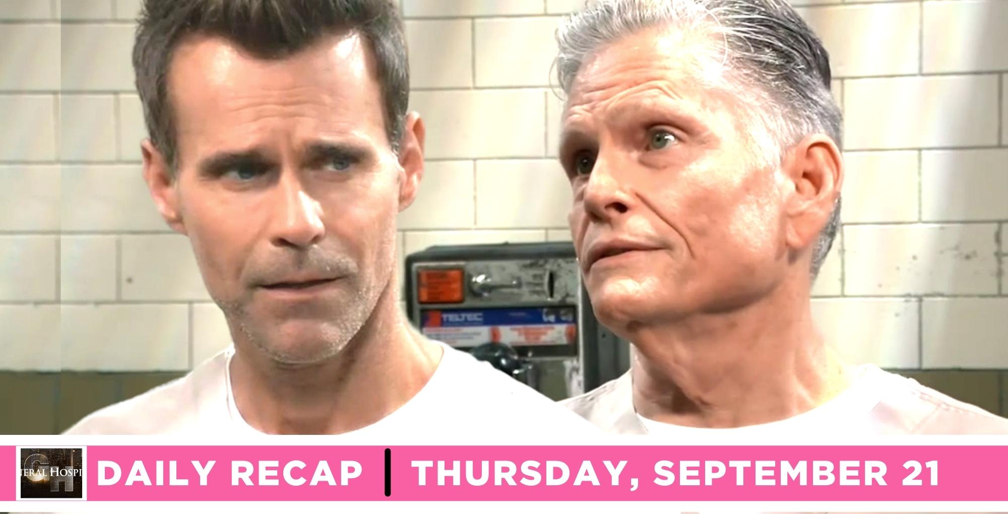 general hospital recap for september 21, 2023, drew and cyrus.