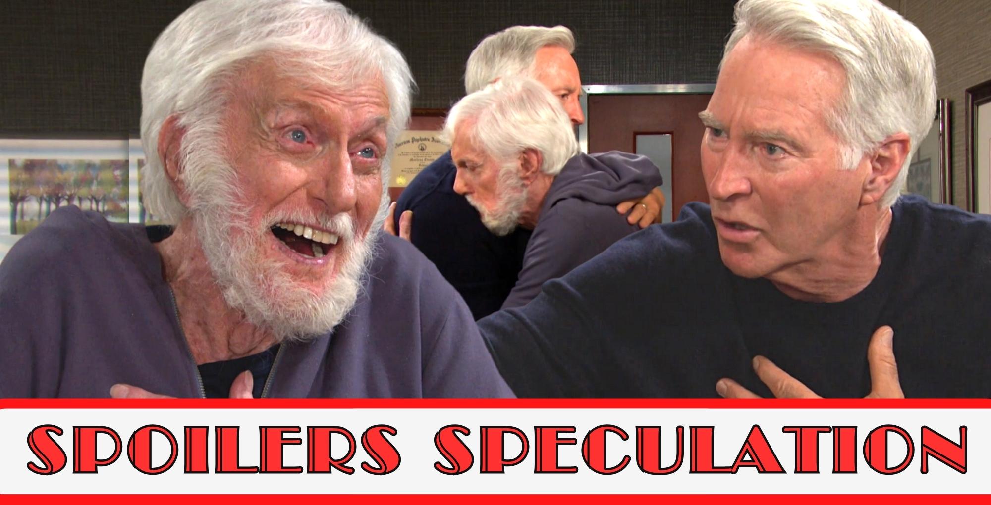 days spoilers speculation banner with timothy and john and them hugging as well.