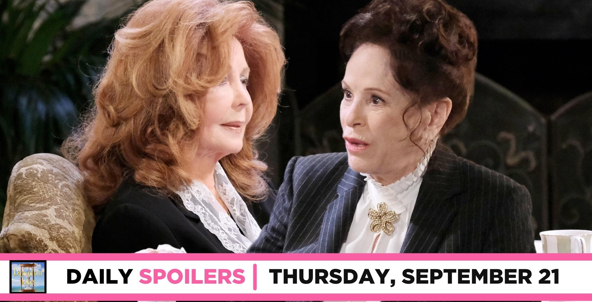 days of our lives spoilers for september 21, 2023 has maggie facing vivian.