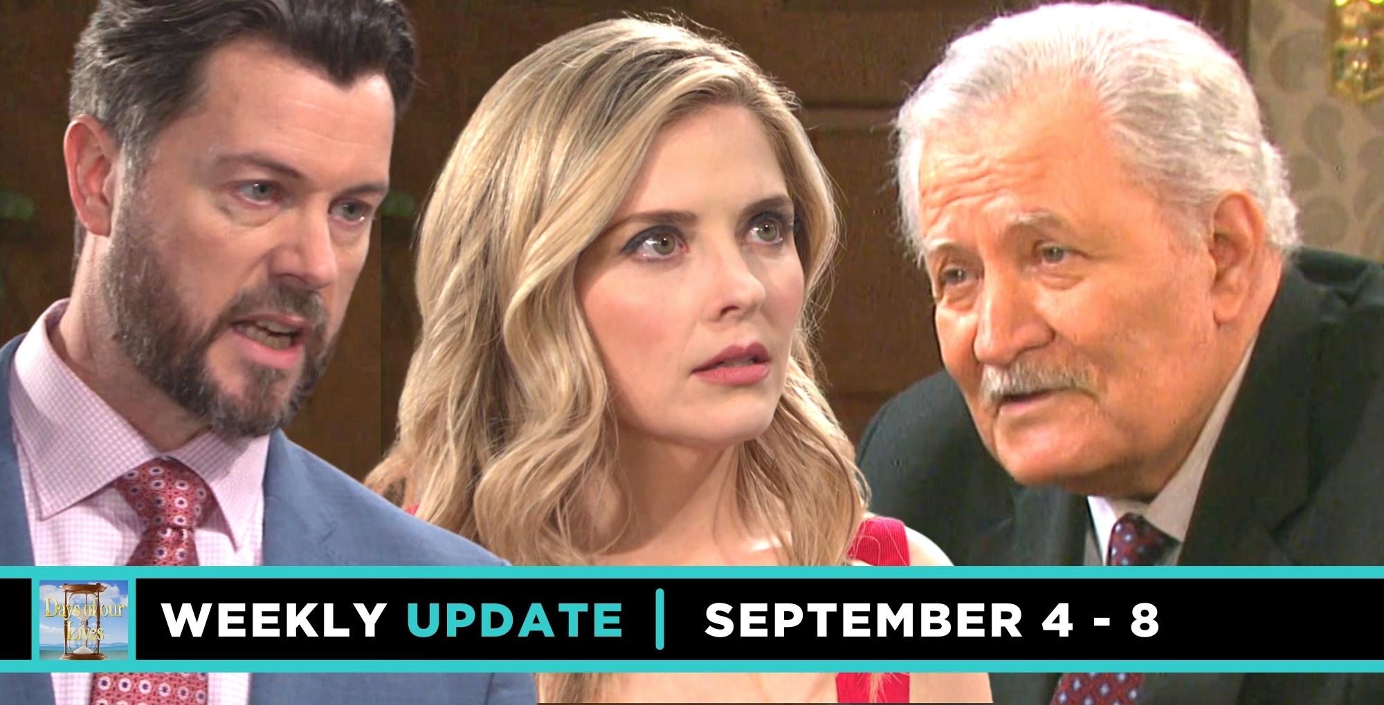 days of our lives weekly updates spoilers