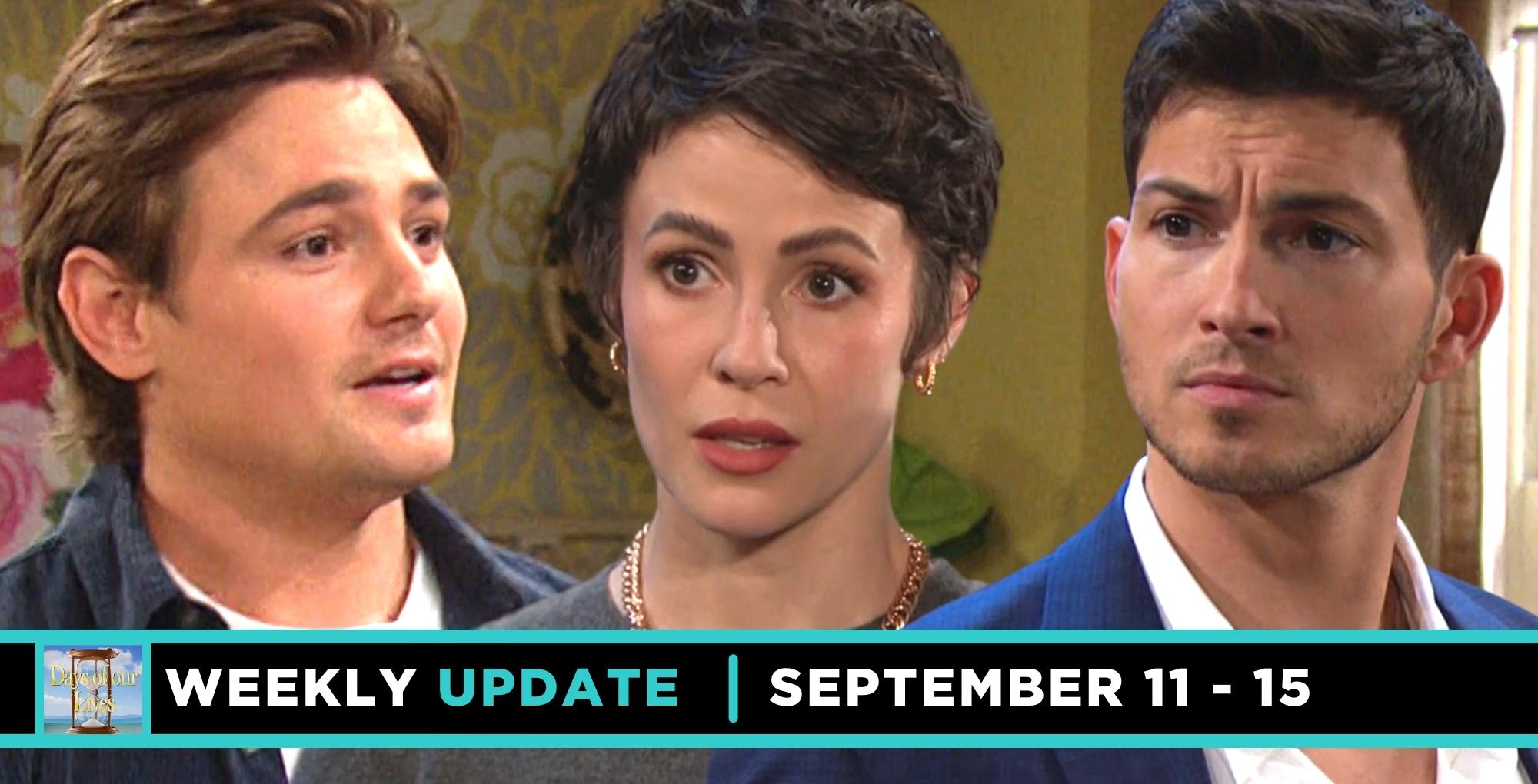 days of our lives weekly update spoilers