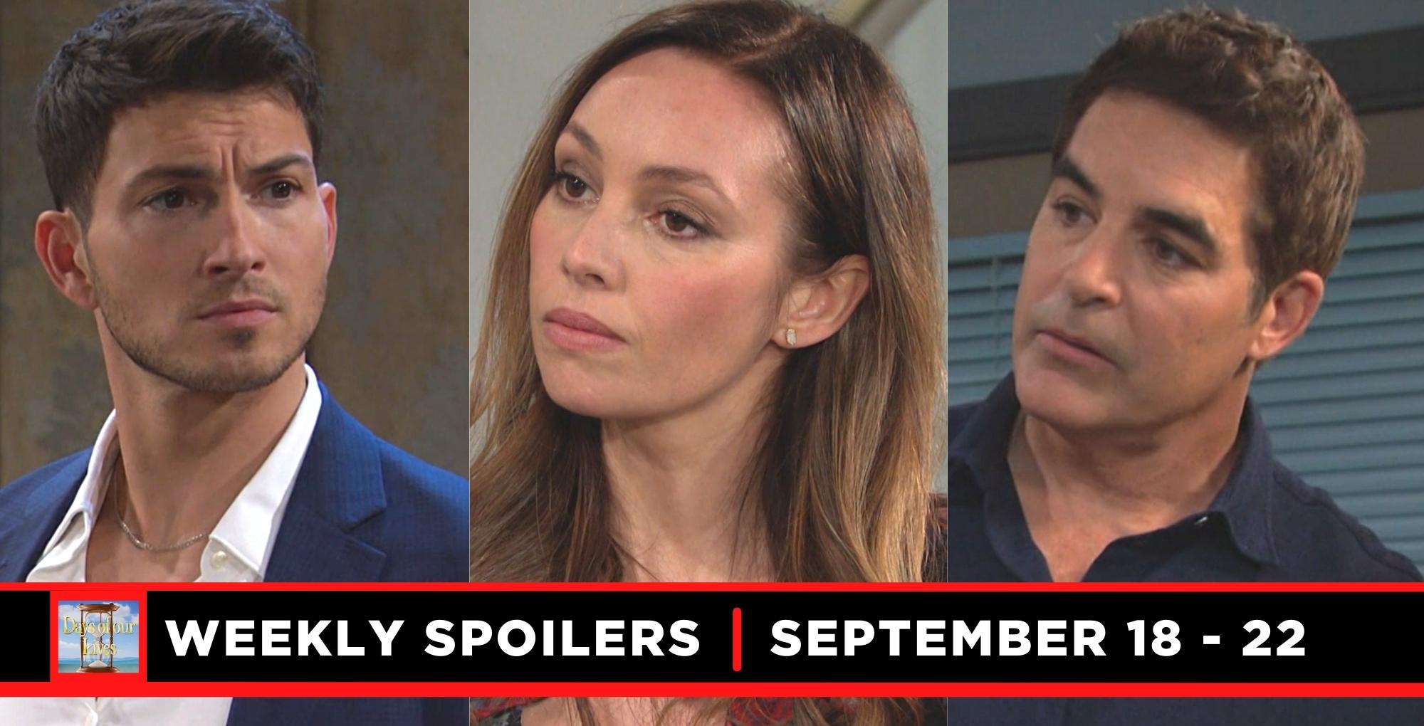 days of our lives spoilers for september 18 – september 22, 2023, alex, gwen, and rafe.