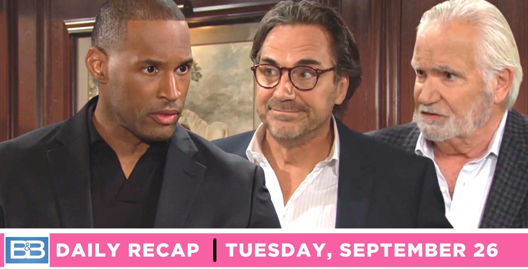 carter walton shared bad news with ridge forrester on the bold and the beautiful recap for tuesday, september 26, 2023.