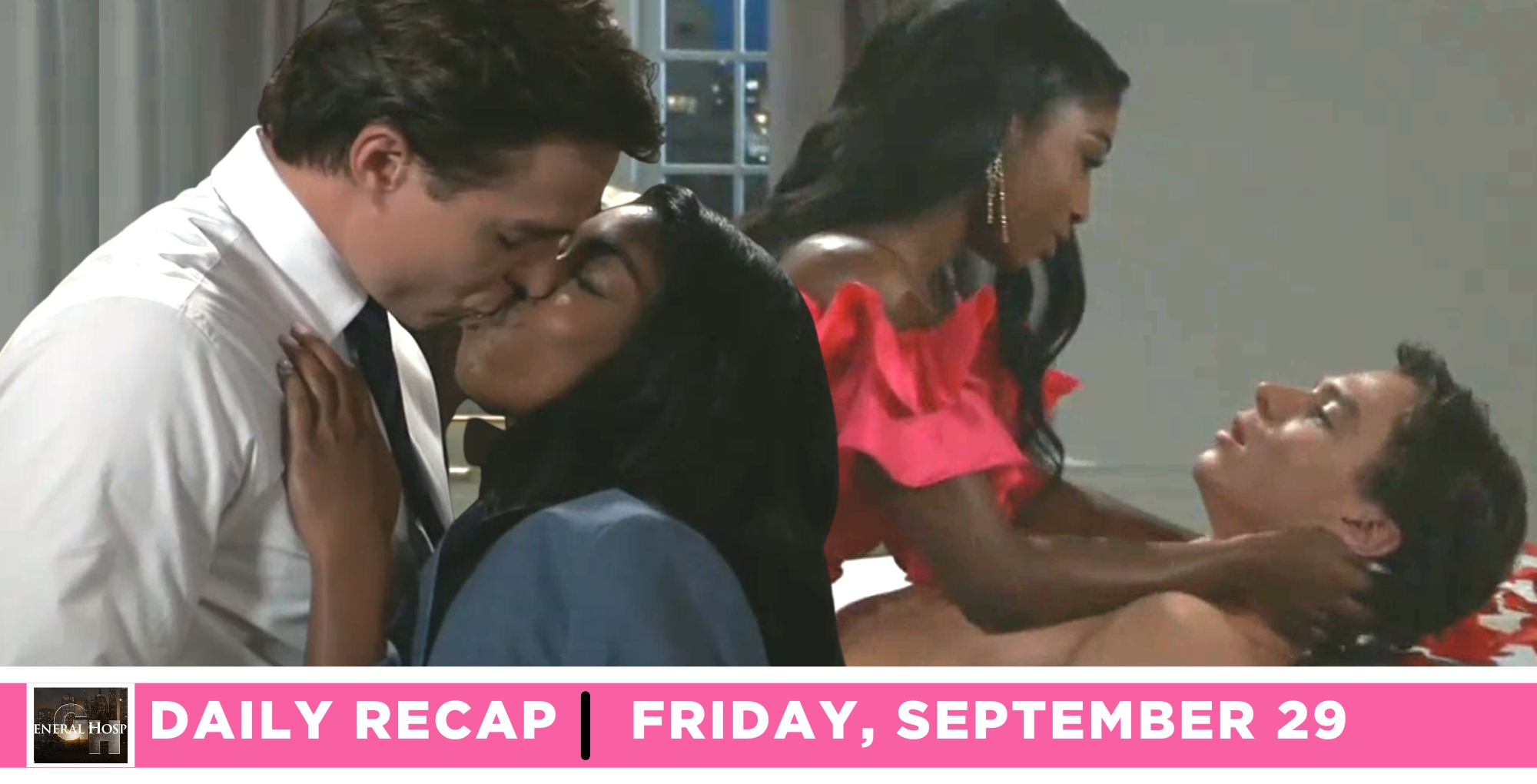 the general hospital recap for september 29 2023 has spencer and trina in bed.
