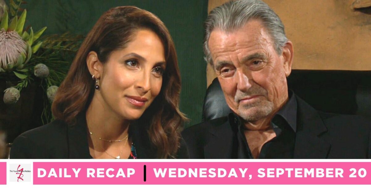 the young and the restless recap for september 20, 2023, has lily grilling victor.