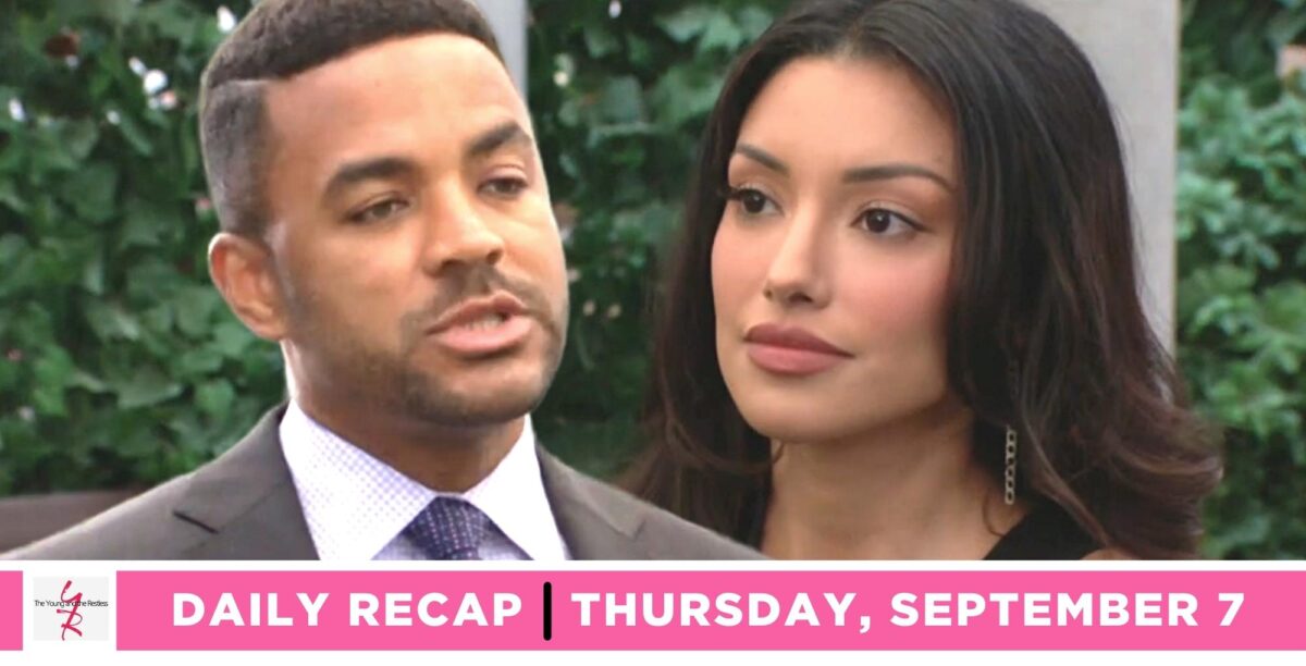 young and the restless recap for september 7, 2023, has nate confronting audra in the park.