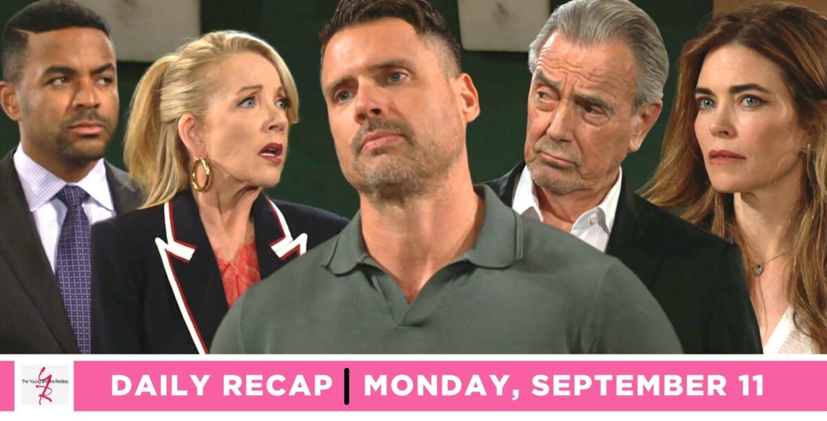 the young and the restless recap for september 11, 2023, has nate, nikki, nick, victor, victoria.