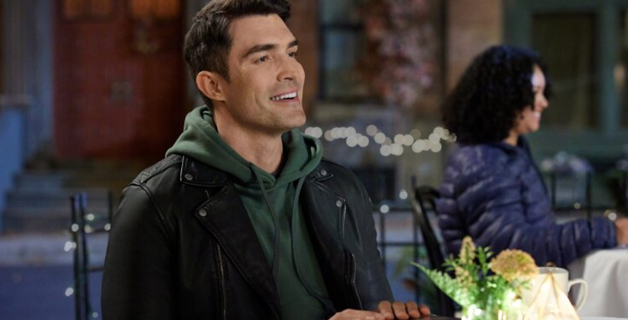 peter porte in a black jacket in hallmarks notes of autumn.