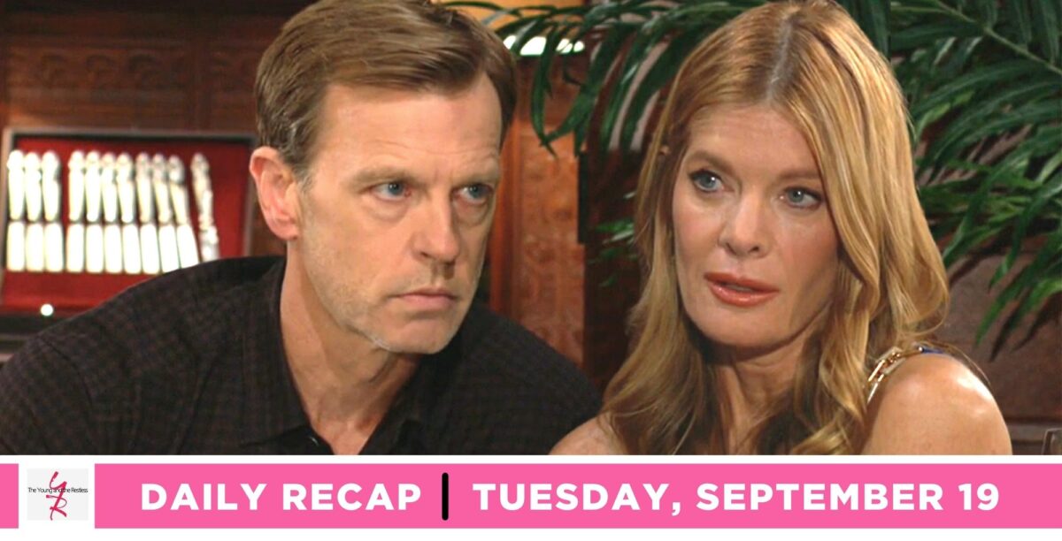 the young and the restless recap for september 20, 2023, has tucker and phyllis looking at each other.