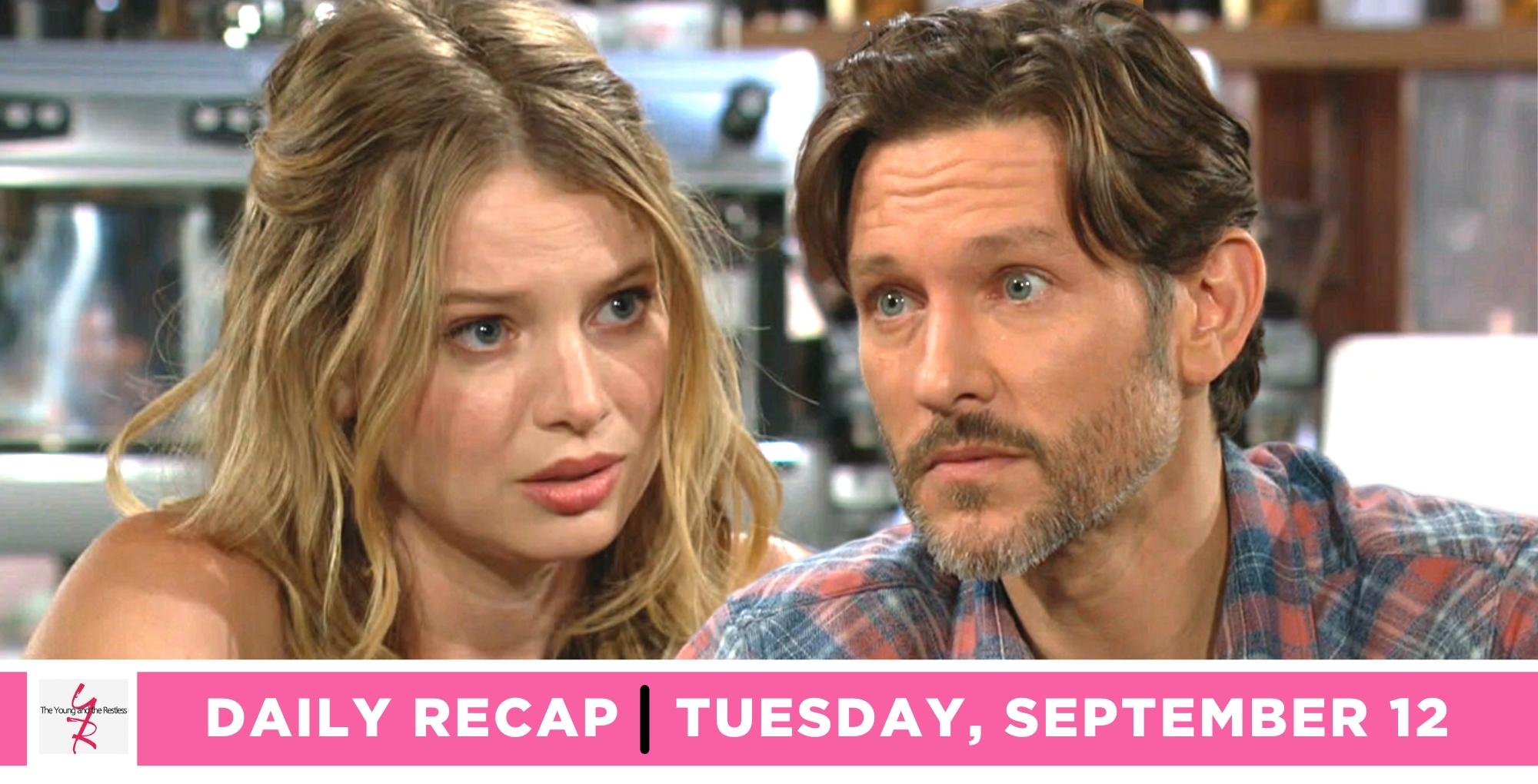 the young and the restless recap for september 12, 2023 has summer and daniel talking.