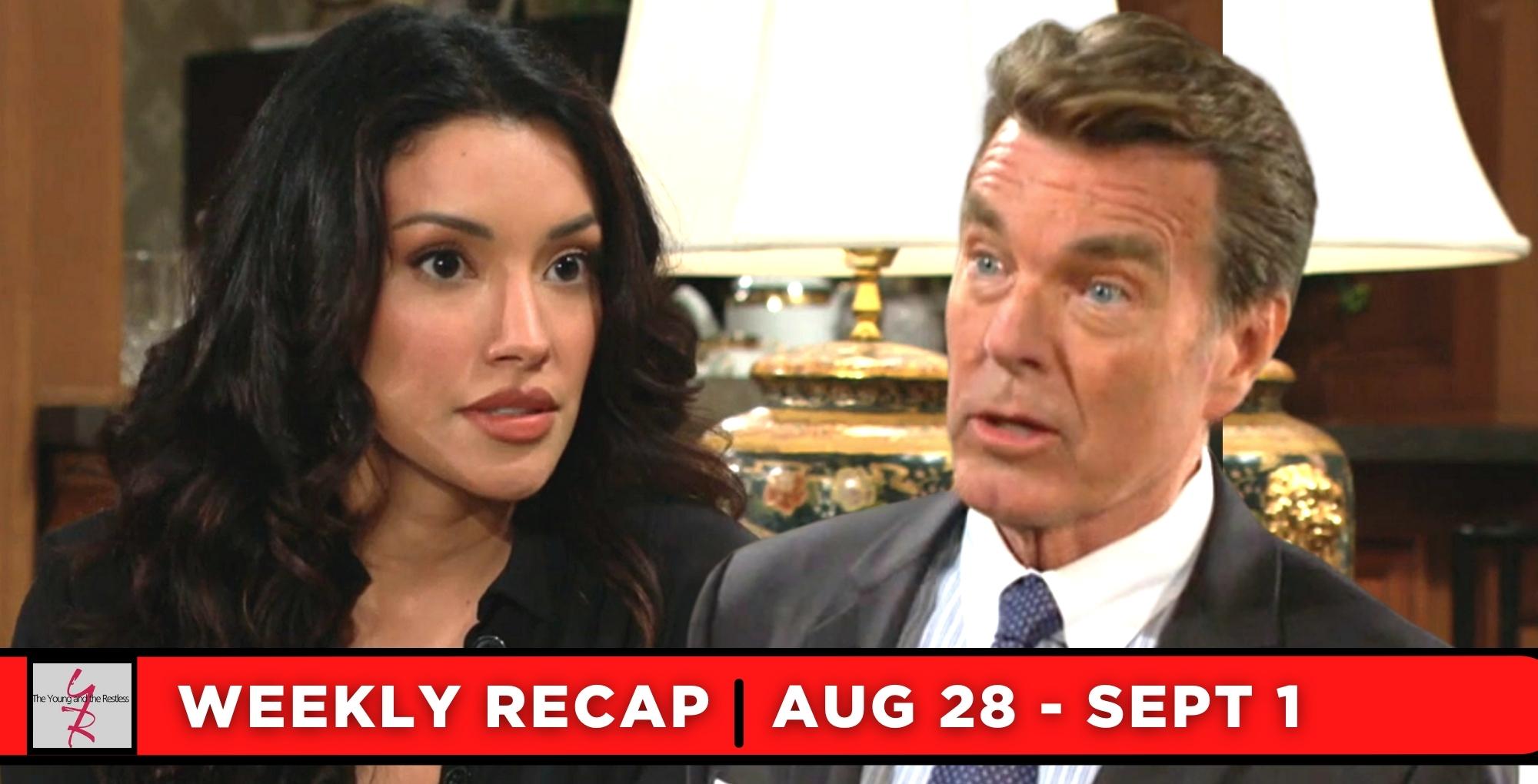 the young and the restless recaps for august 28 – september 1, 2023, two images, audra and jack.