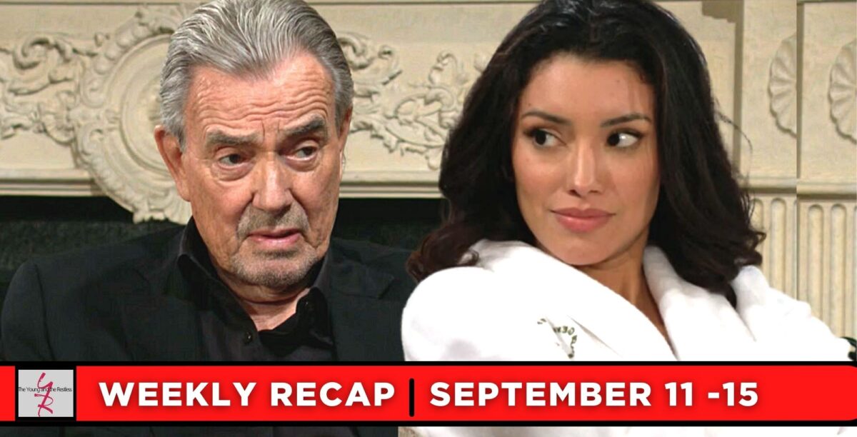 the young and the restless recaps for september 11 – september 15, 2023, two images, victor and audra.