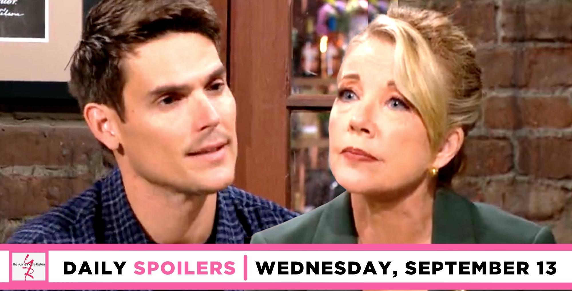 young and the restless spoilers for september 13, 2023, have adam and nikki at crimson lights.
