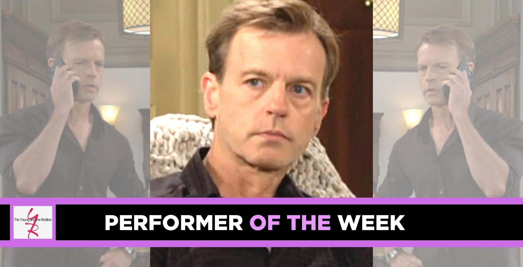 trevor st. john the young and the restless performer of the week