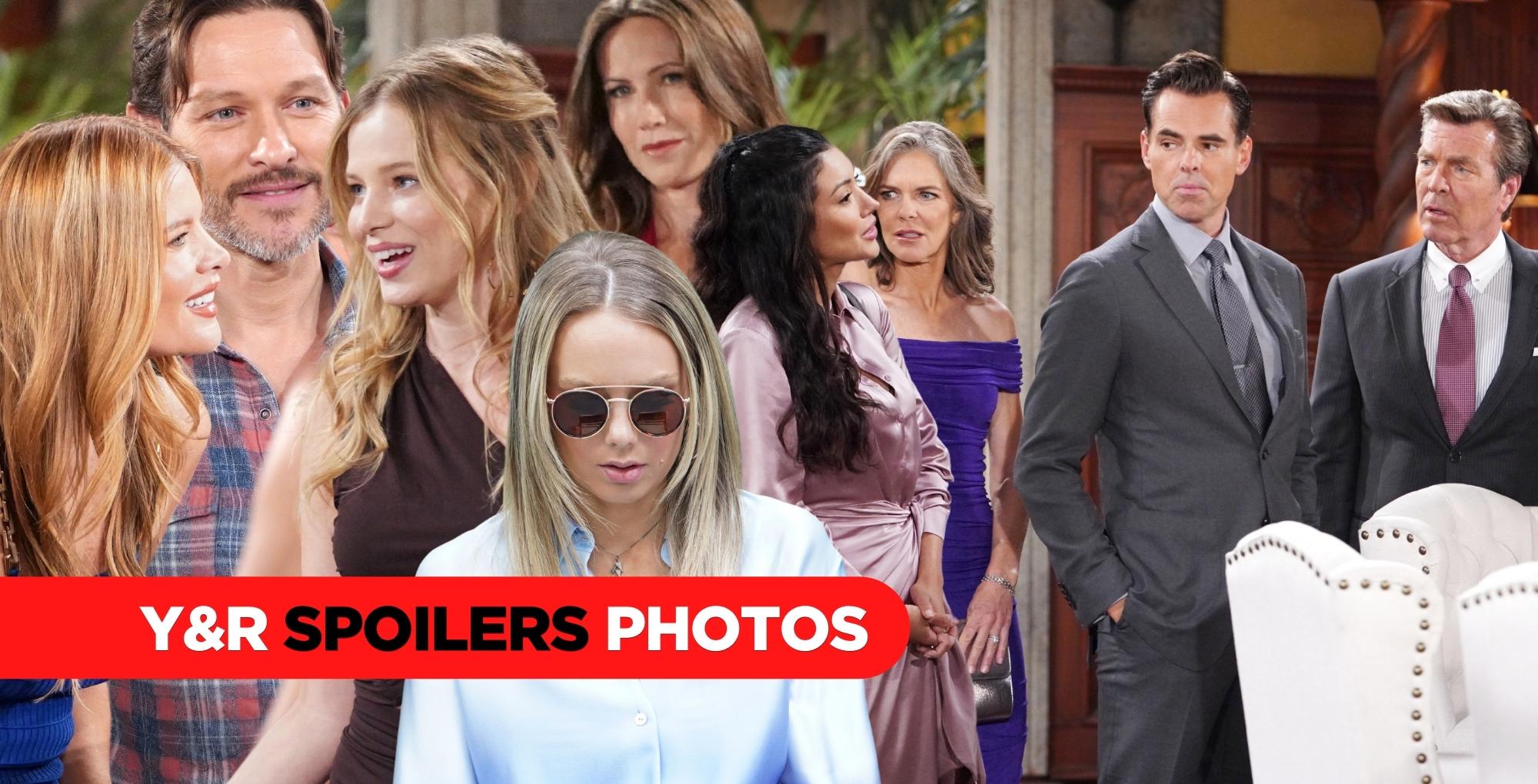 y&r spoilers photos collage.